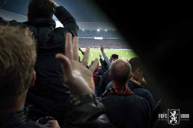 28 oktober 2015 - Feyenoord Ajax Bekerklassieker, Wedstrijdspanning