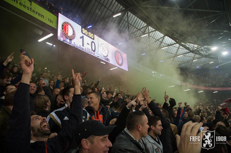 28 oktober 2015 - Feyenoord Ajax Bekerklassieker, Jaaaaaaaaaaaaaaa DOELPUNT!