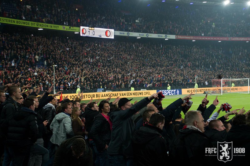 28 oktober 2015 - Feyenoord Ajax Bekerklassieker, De Kuip trilt op zijn grondvesten!