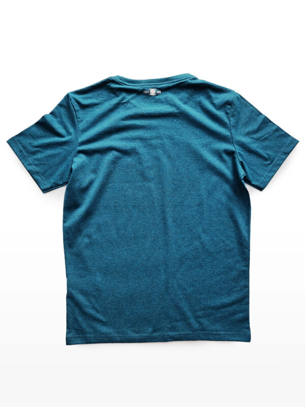 Casual Feyenoord T-Shirt (Kruislogo label) - Blauw Achterkant