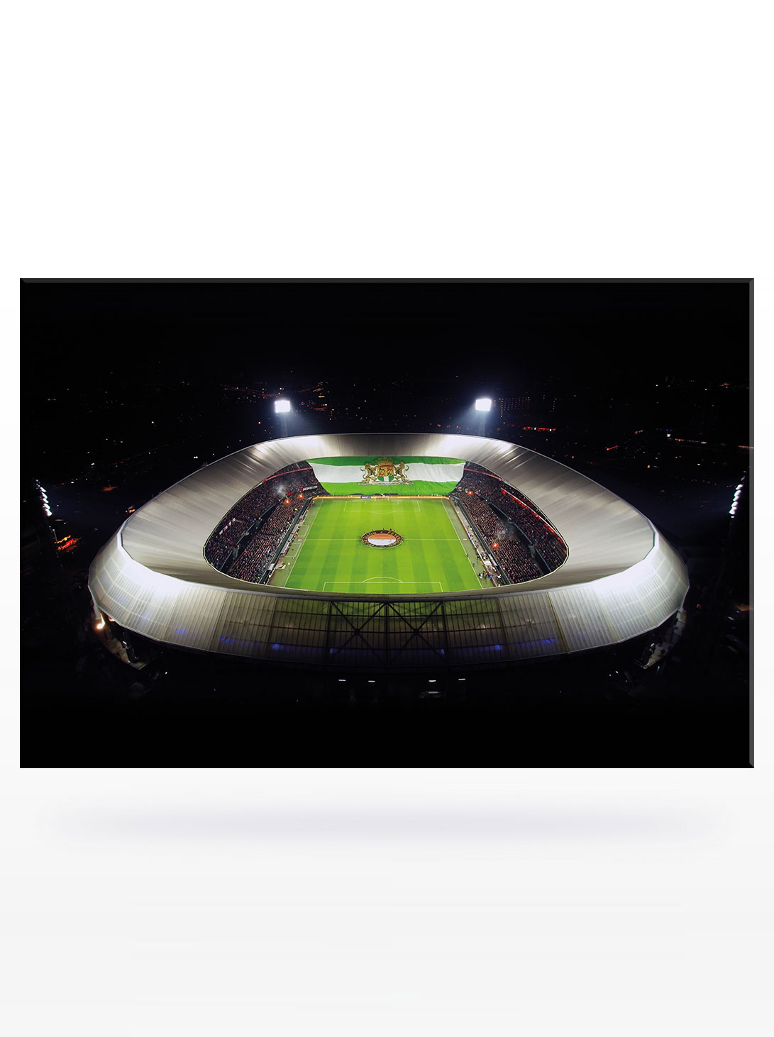 Feyenoord Canvas - Bekerklassieker Dronefoto (120 x 80)