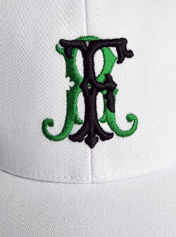 FR Baseball Cap - Wit - Detailfoto