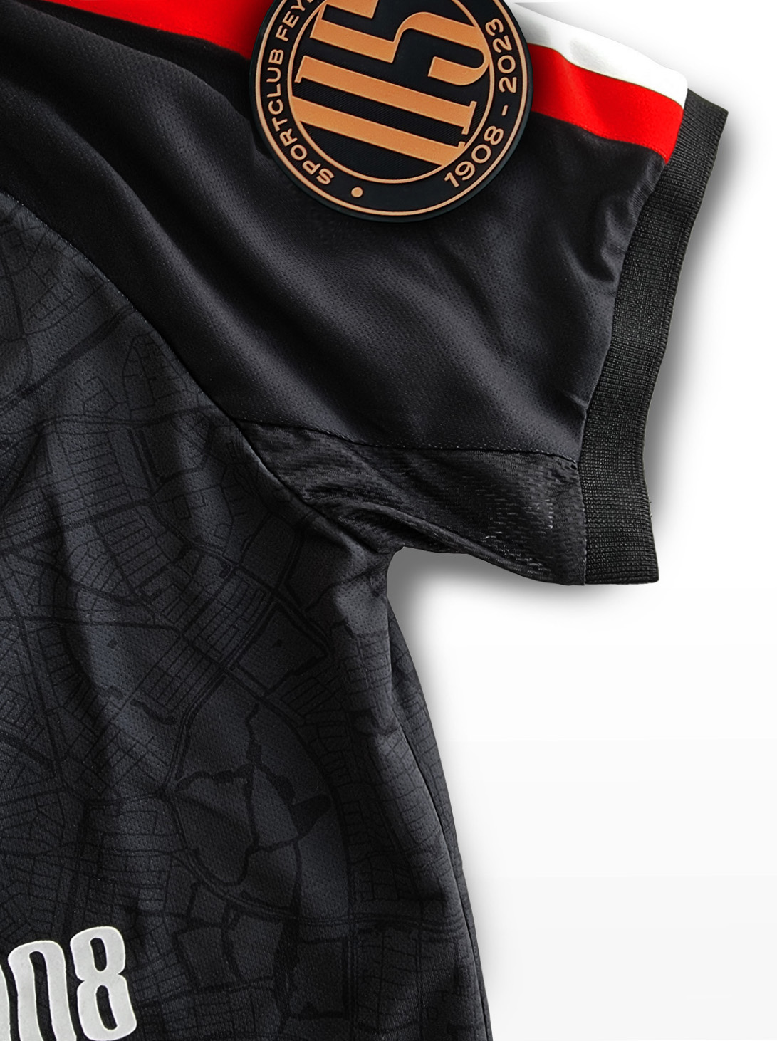 FRFC Sportshirt 2.0, Thuisshirt - 2022 - 2024 - Mouw Detail (met sponsor) - 115 jaar