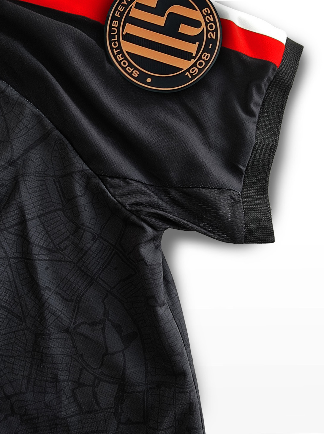 FRFC Sportshirt 2.0, Thuisshirt - 2022 - 2024 - Mouw Detail (zonder sponsor) - 115 jaar