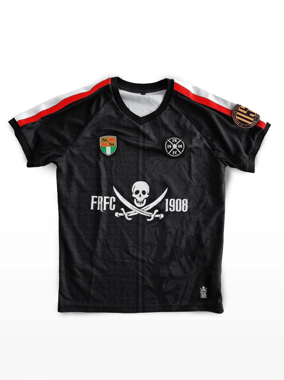 FRFC Sportshirt 2.0, Uitshirt - 2022 - 2024 - Voorkant (met sponsor) - 115 jaar