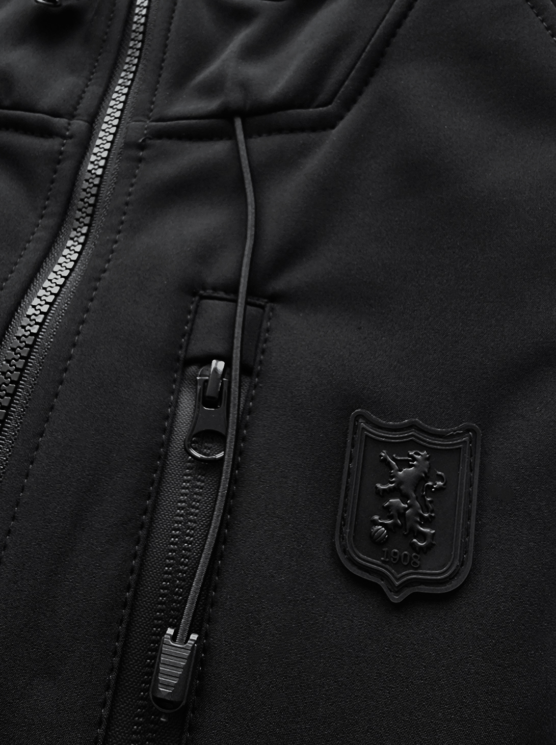 FRFC1908 Softshell Jacket Mod.24 - Details Pockets Front - Black Label Detail