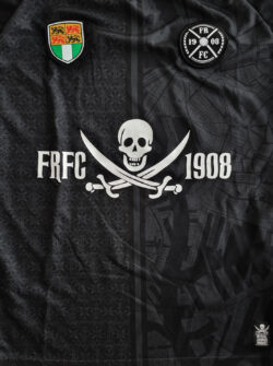 FRFC1908 Sportshirt Feijenoord - 2022 - Front Detail, Zwart