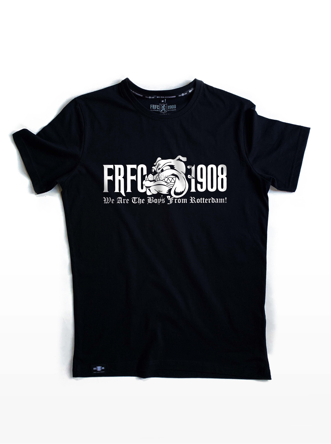 FRFC1908 - Tshirt FRFC Bulldog (zwart)