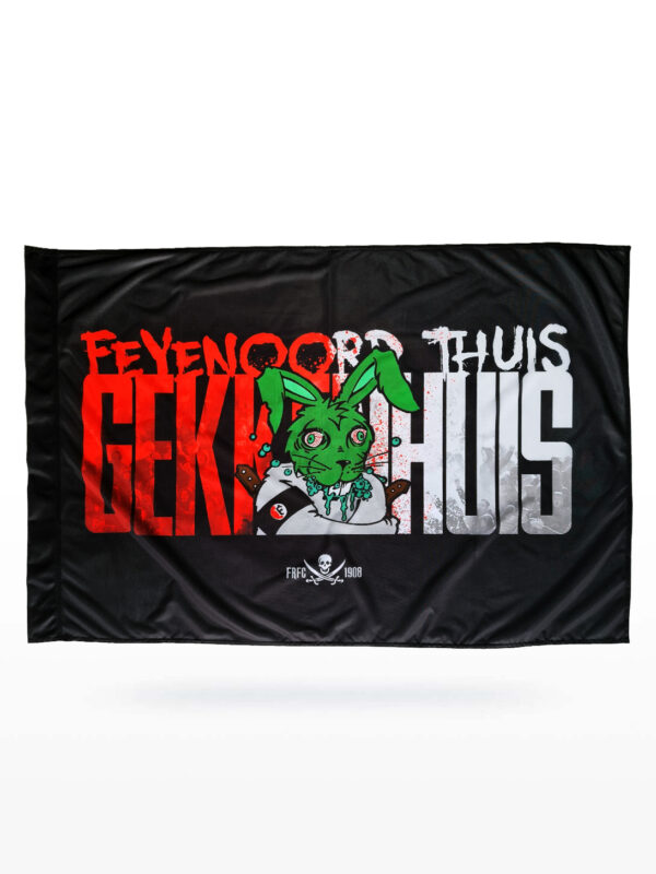 Feyenoord-Thuis Gekkenhuis - Vlag