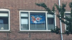 Feyenoord baby vlag, hoera het is een knul