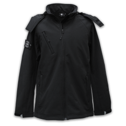 Hooded X-Line Jacket - Zwart
