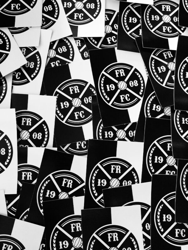 Kruislogo Stickers Black & White