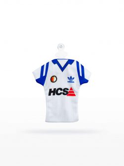 Feyenoord Minidress 1990-1991 - Uitshirt HCS Wit, Ommekeershirt