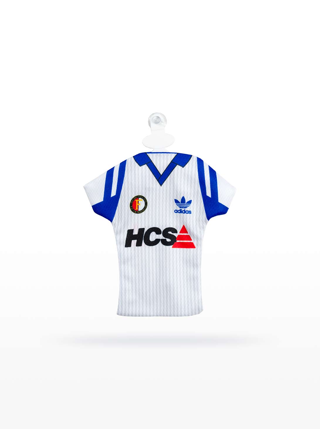 Feyenoord Minidress 1990-1991 - Uitshirt HCS Wit, Ommekeershirt