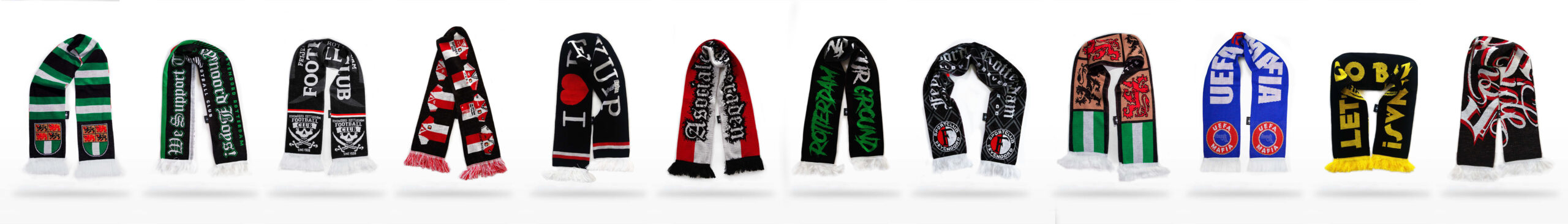 Feyenoord Sjaals, Display Overzicht
