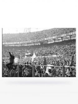 Canvas - Stadiontribune in de jaren '50