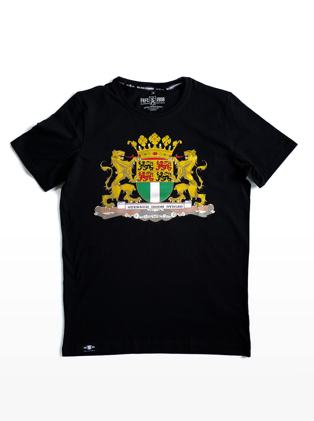 Stadswapen Rotterdam T-Shirt - Zwart