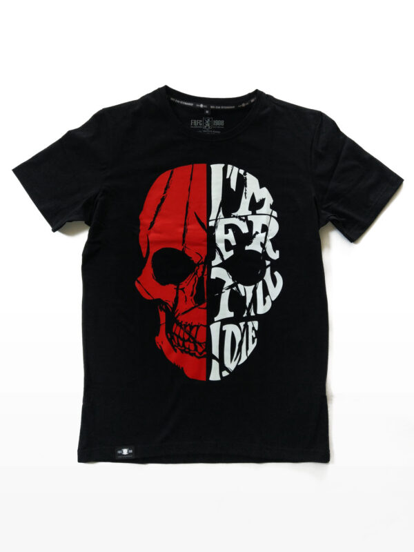 T-Shirt - FR Till I Die Broken Skull