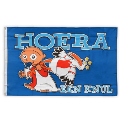 Feyenoord Baby Vlag - Hoera een knul