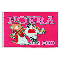 Feyenoord Baby Vlag - Hoera een meid
