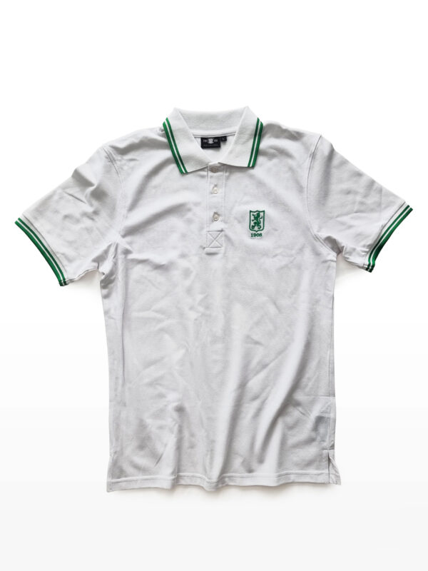 FRFC1908 Polo - Wit (groen/wit/groen) - Voorkant