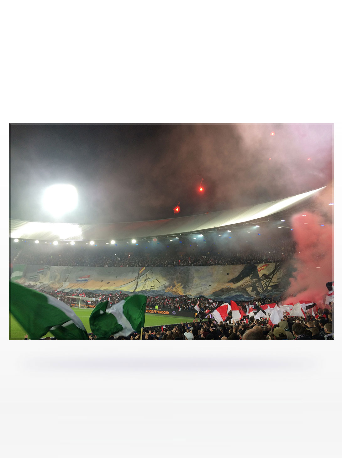 Feyenoord Canvas - Sevilla thuis, Zilvervloot Canvas (120 x 80)
