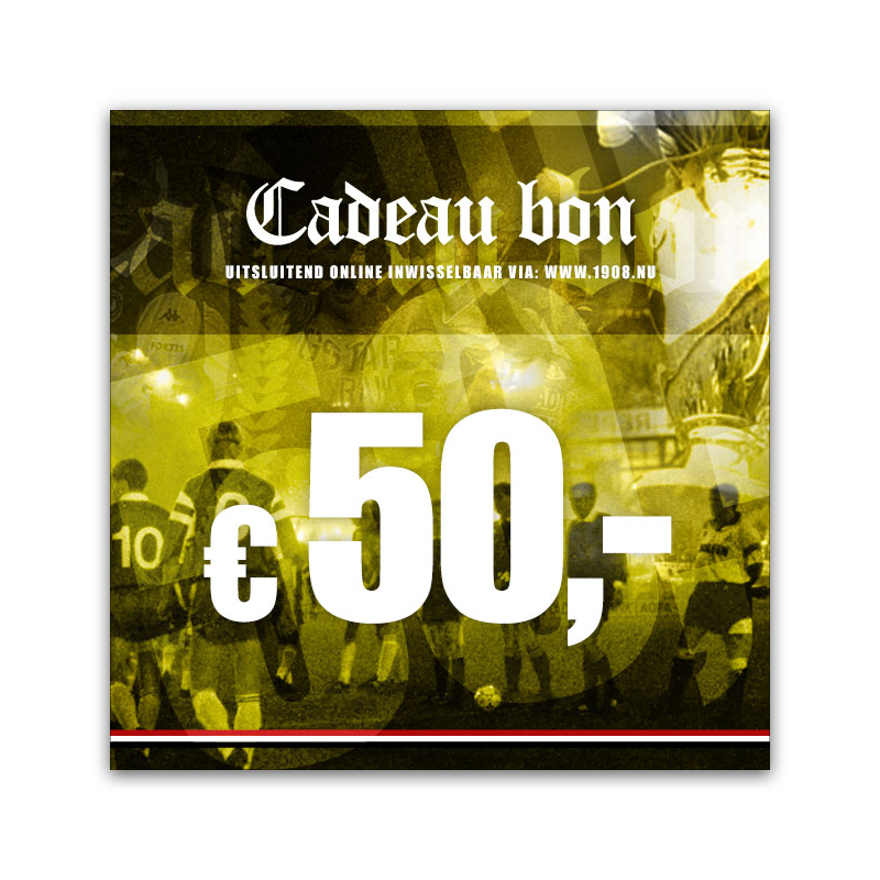 Feyenoord Cadeaubon - € 50